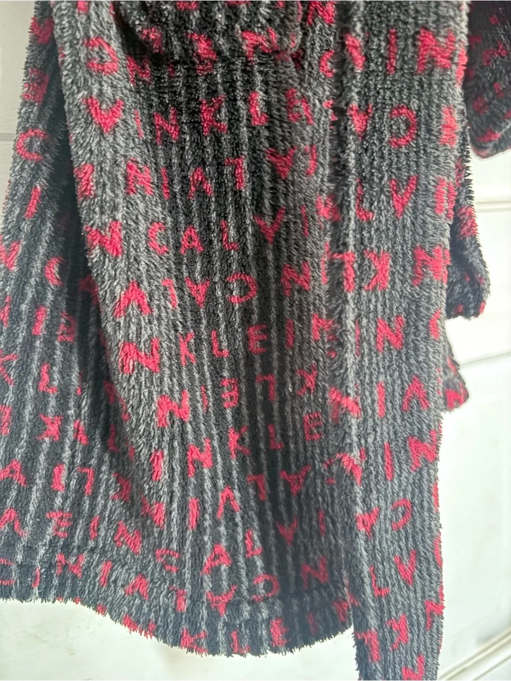 Kids Calvin Klein Hooded Knit Robe